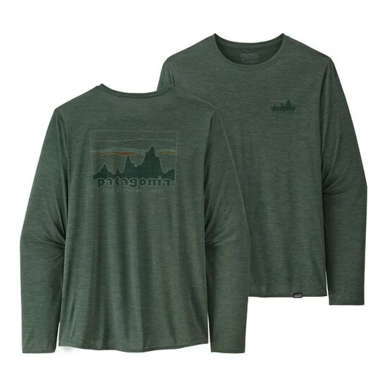 M's L/S Cap Cool Daily Graphic Shirt