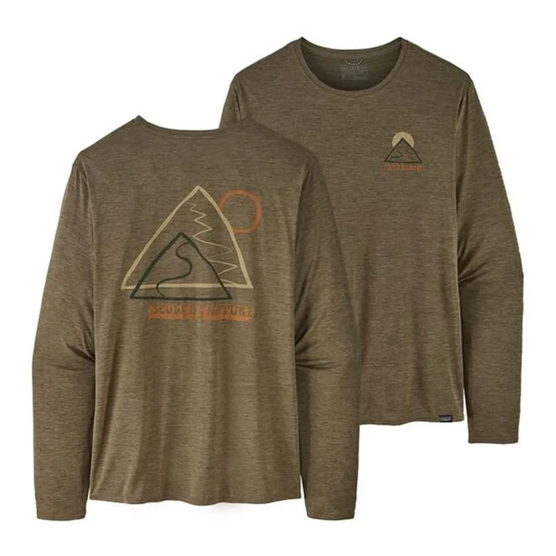M's L/S Cap Cool Daily Graphic Shirt