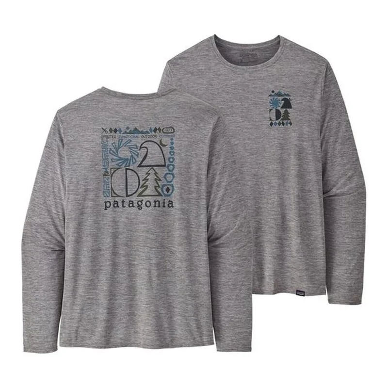 M's L/S Cap Cool Daily Graphic Shirt