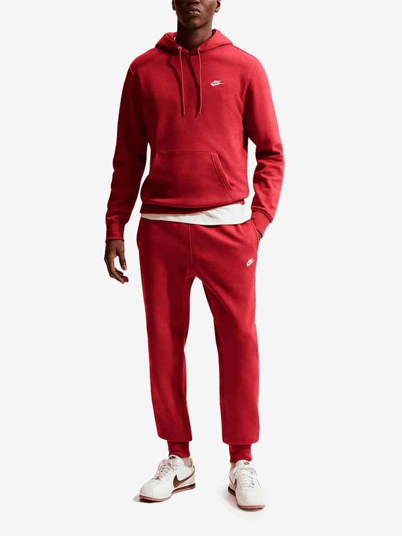 Pantaloni jogger rossi con Swoosh