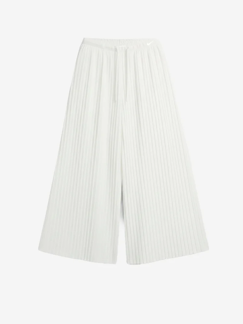 Pantaloni Culotte Oversize bianchi in Taffetà