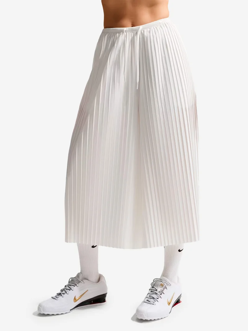 Pantaloni Culotte Oversize bianchi in Taffetà