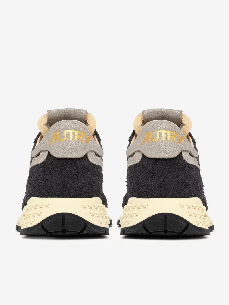 W Reelwind Low in nylon e suede nera
