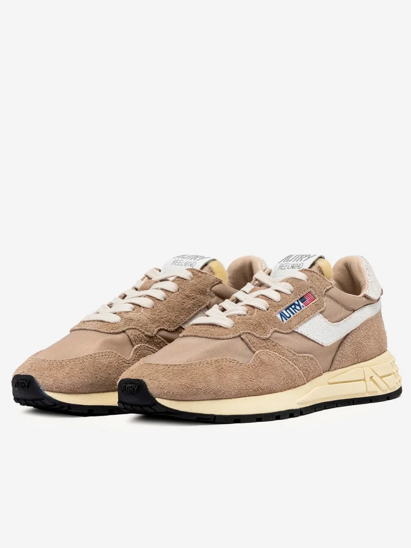 M Reelwind Low in nylon e suede beige