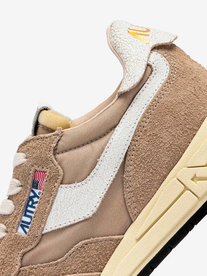 M Reelwind Low in nylon e suede beige