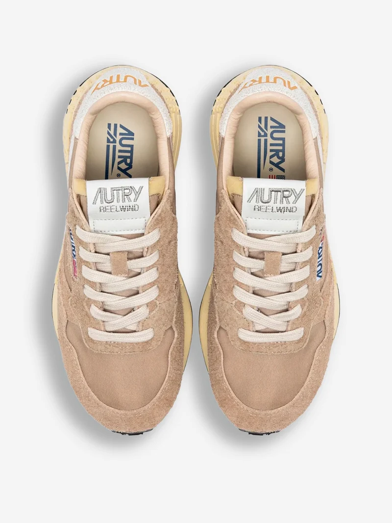 M Reelwind Low in nylon e suede beige