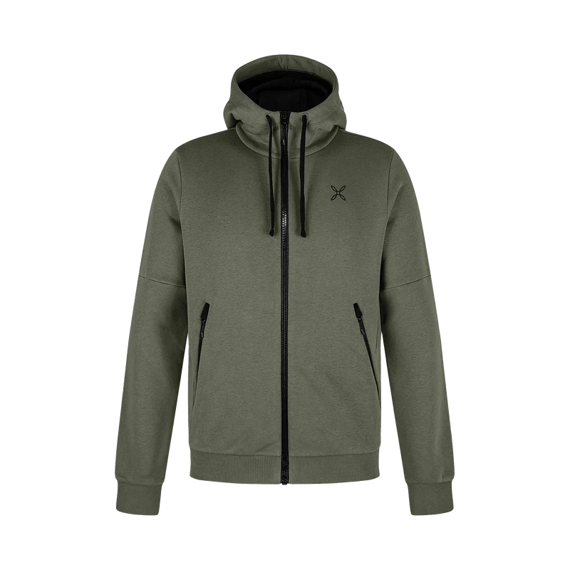 LOGO COTTON HOODED MAGLIA