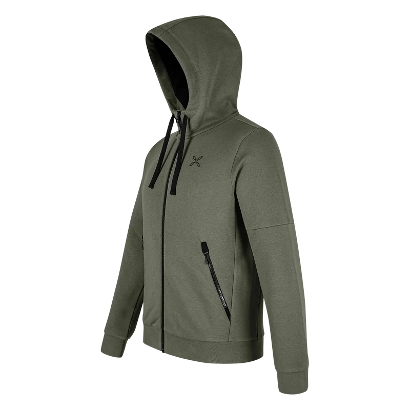 LOGO COTTON HOODED MAGLIA