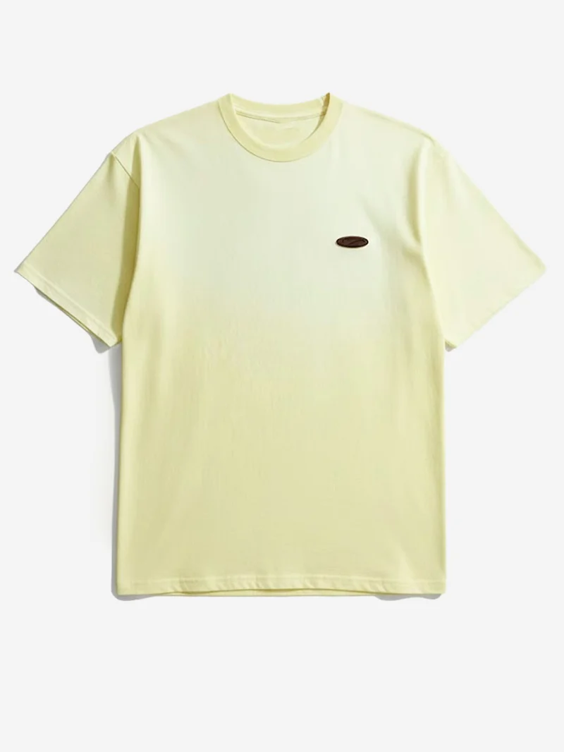 T-shirt Premium lime effetto gradient