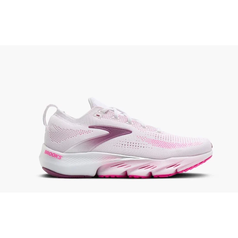 Brooks Glycerin Flex Women white cyber pink argyle