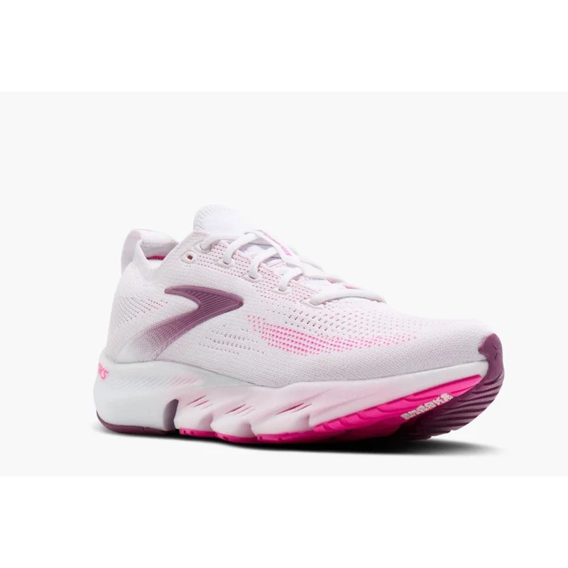 Brooks Glycerin Flex Women white cyber pink argyle
