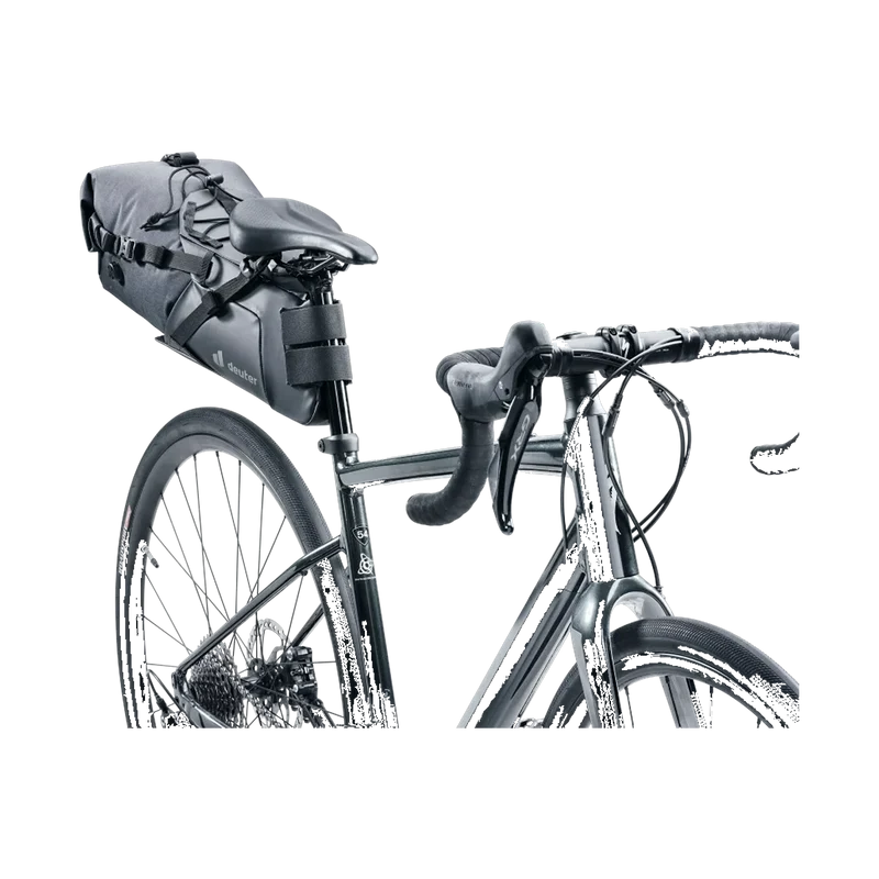 Deuter Cabezon SB 16 Black, robuste Satteltasche für Bikepacking und Touren