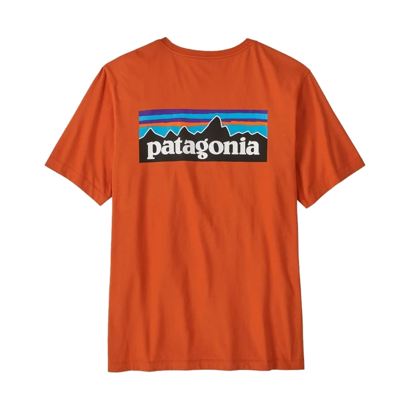 Patagonia P6 Logo T-Shirt M ORANGE