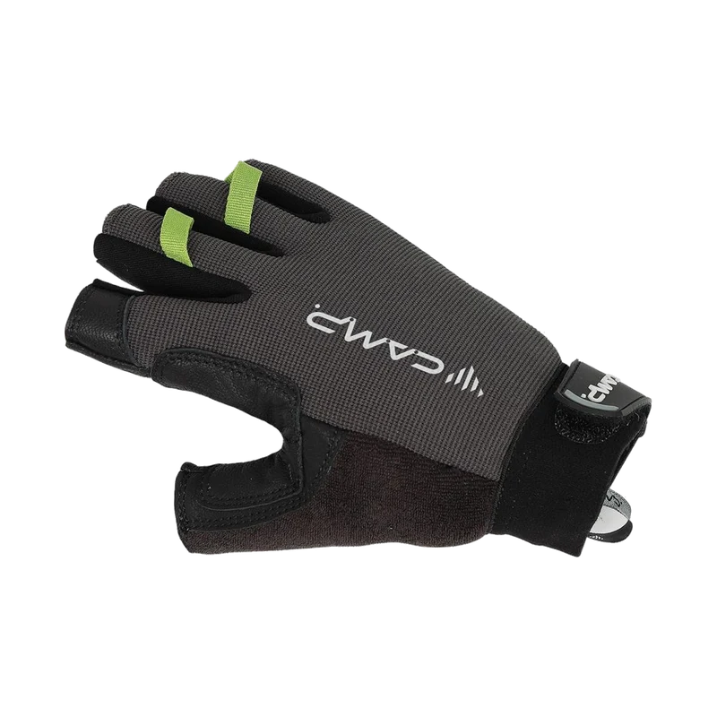 Camp Axion Light Fingerless Black, leichte Kletterhandschuhe für maximale Kontrolle