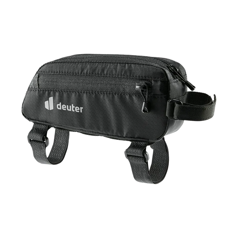 Deuter Energy Bag 0,5 Black, kompakte Oberrohrtasche für Snacks und Kleinteile