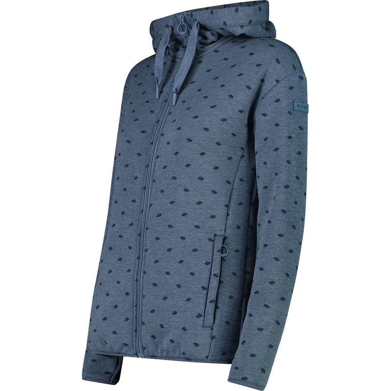 CMP Fix Hood Damen Fleecejacke space-mel
