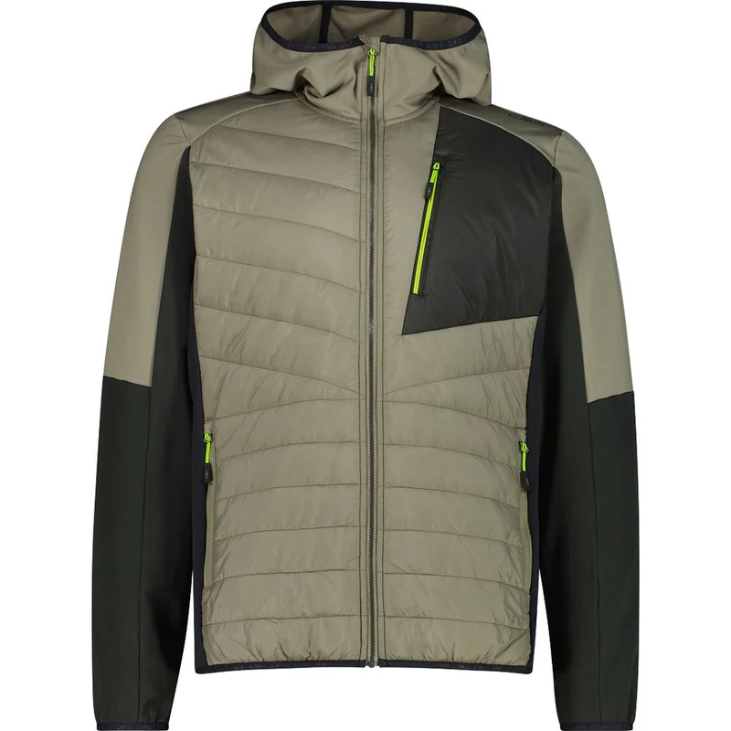 CMP Hybrid Fix Hood Herren Isolationsjacke sage