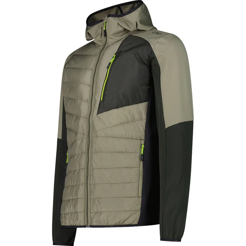 CMP Hybrid Fix Hood Herren Isolationsjacke sage