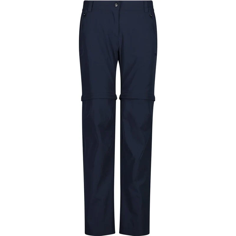 CMP Damen Zip Off Outdoorhose black-blue