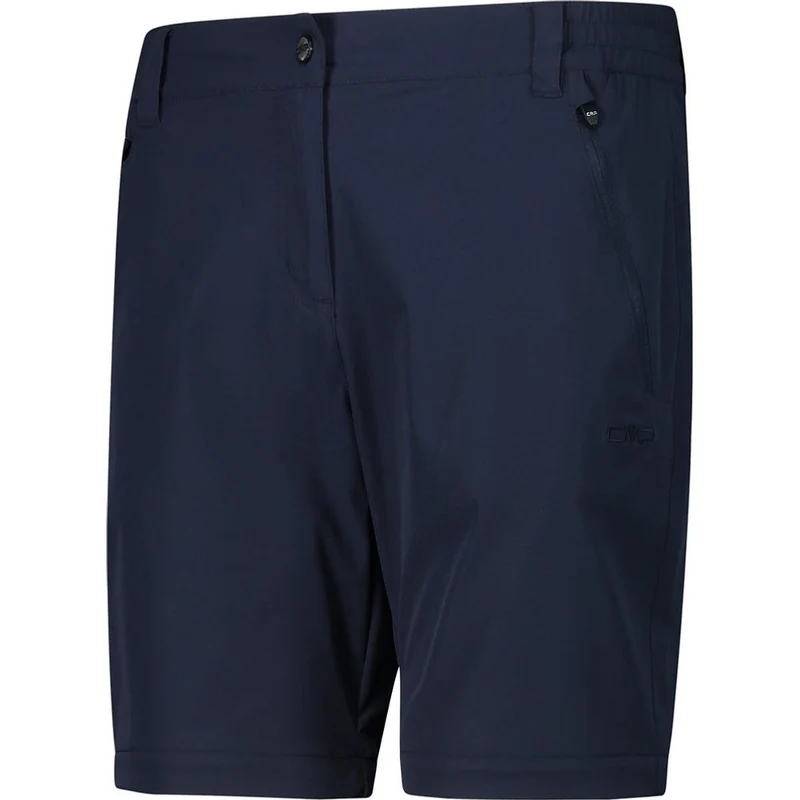 CMP Damen Zip Off Outdoorhose black-blue