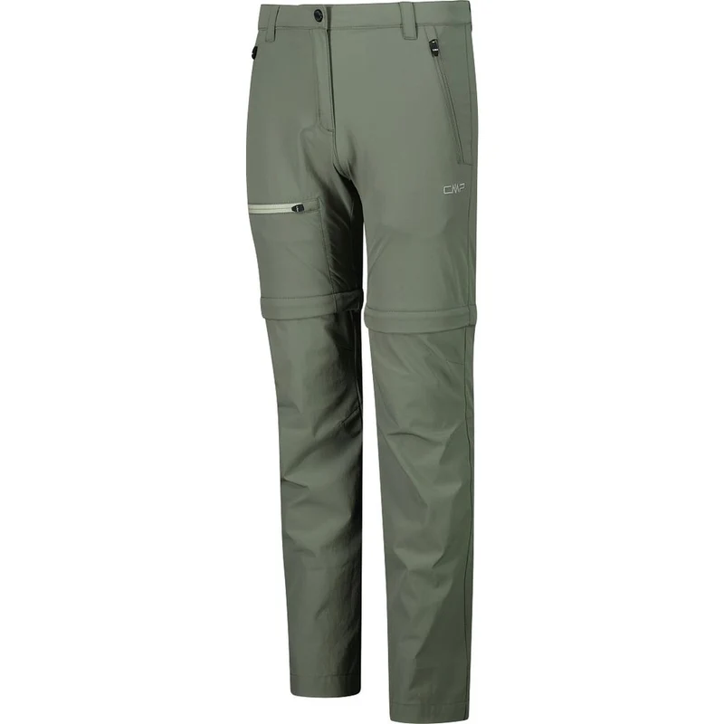CMP G Zip Off Kinder Trekkinghose avocado