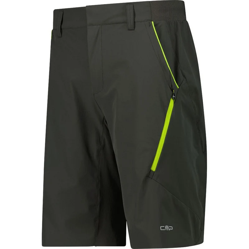 CMP Free Bike Bermuda With Inner Mesh Underwear Herren Fahrradshort pine