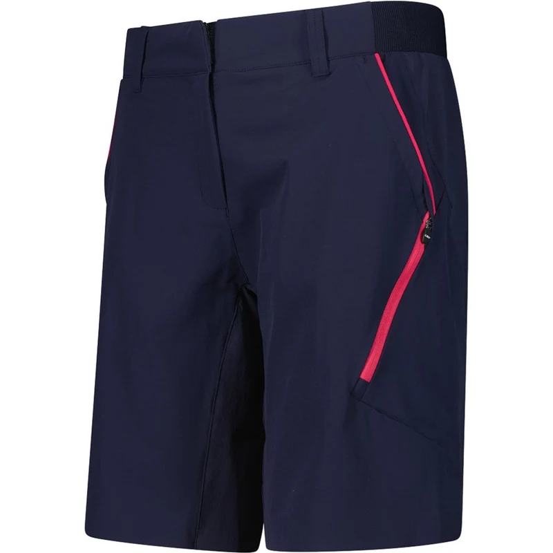 CMP Free Bike Bermuda With Inner Mesh Underwear Damen Fahrradshort bblue-magenta