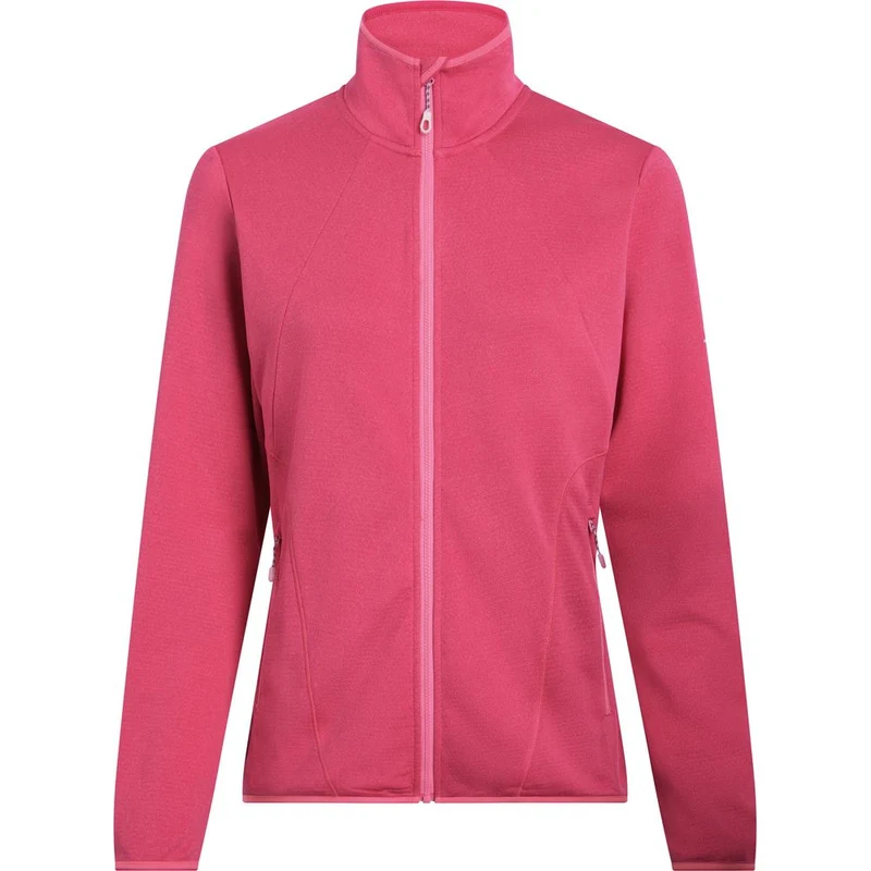McKinley Roto III W Fleecejacke Damen melange-pink-dark