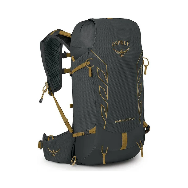 Osprey Talon Velocity 20 L Black, leichter Rucksack für Speed Hiking und Outdoor