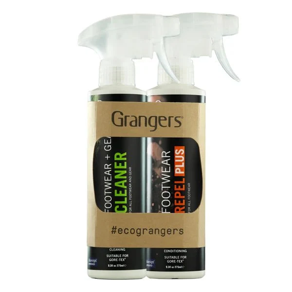 Grangers | Footwear & Gear Cleaner + Footwear Repel Plus Eco