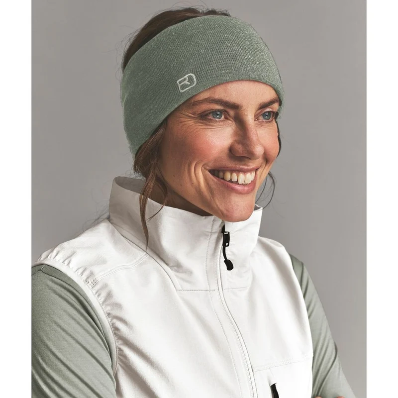 Ortovox Wonderwool Headband Stirnband green-sage-blend