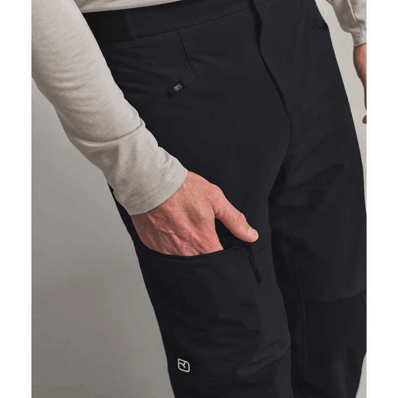 Ortovox Ortler Softshell Pants M Skitourenhose Herren black-raven