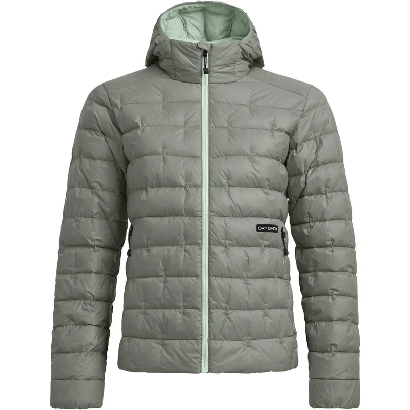 Ortovox Downwool 180 Hooded Jacket Damen Isolationsjacke green-sage
