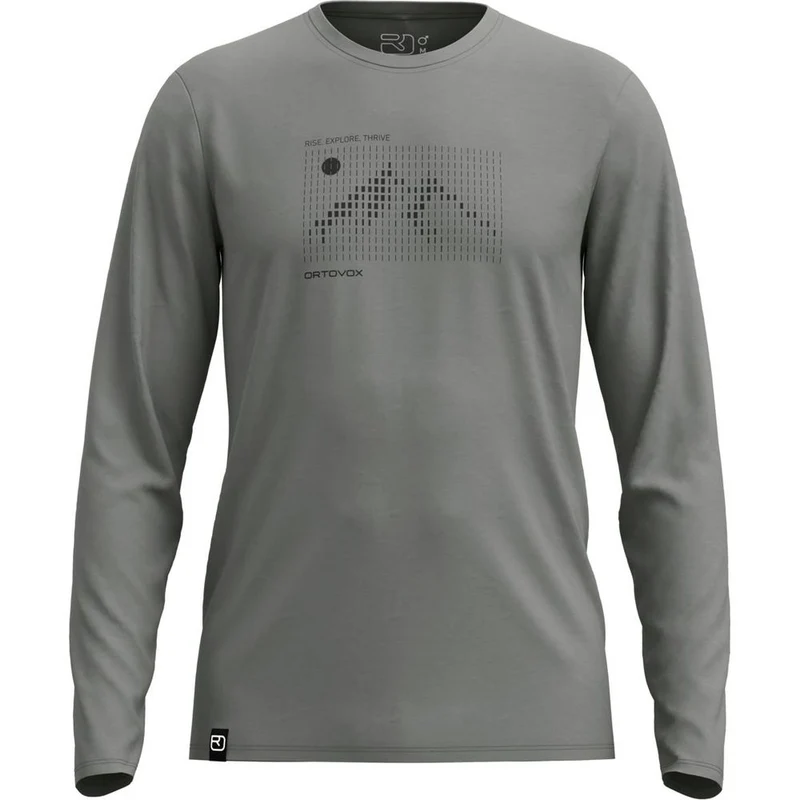 Ortovox 185 Merino Sunrise LS M Herren Langarmshirt dark-sage