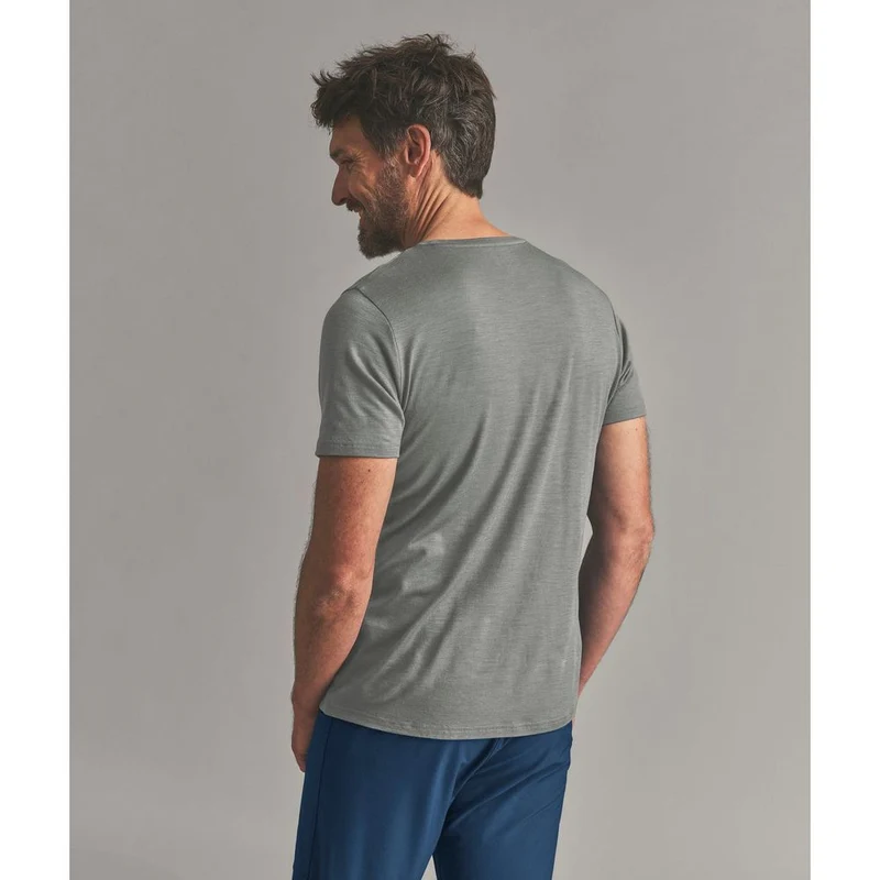Ortovox 185 Merino MTN Badge TS M Herren Funktionsshirt dark-sage