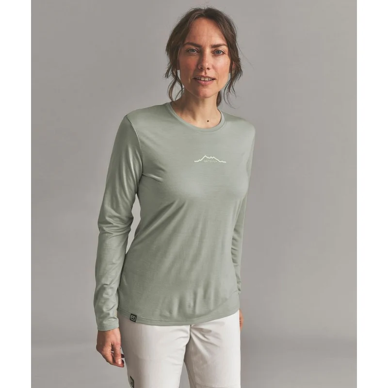 Ortovox 150 Cool Mountain LS W Damen Langarmshirt green-sage