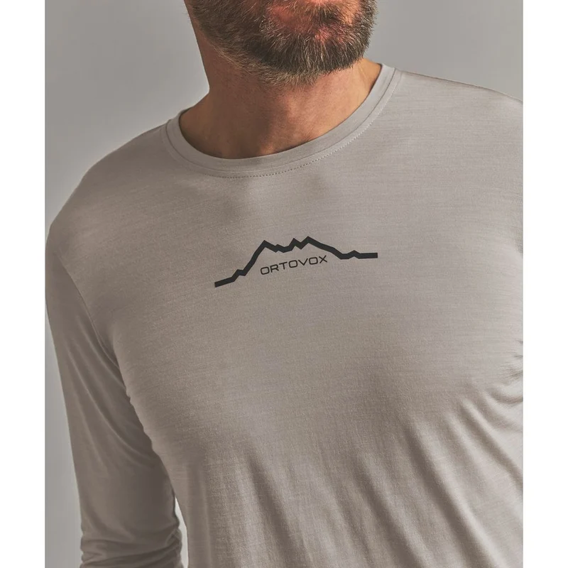 Ortovox 150 Cool Mountain LS Herren Langarmshirt dark-linen