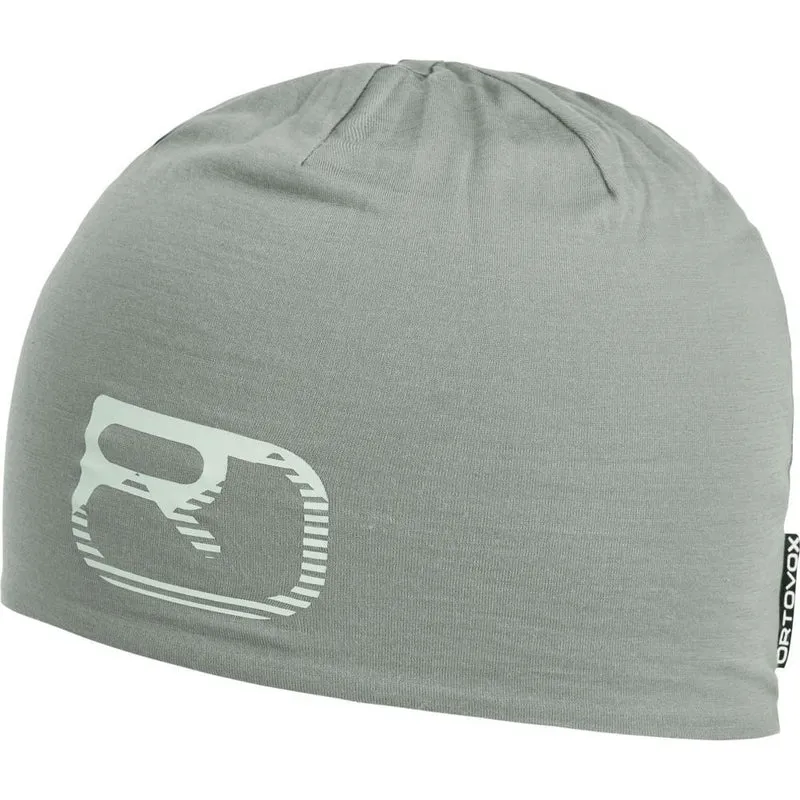 Ortovox 120 Cool Tec Logo Beanie Mütze green-sage