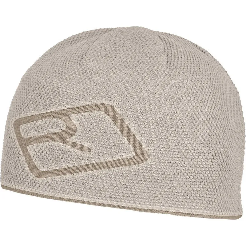 Ortovox Merino Logo Knit Beanie Mütze white-tea