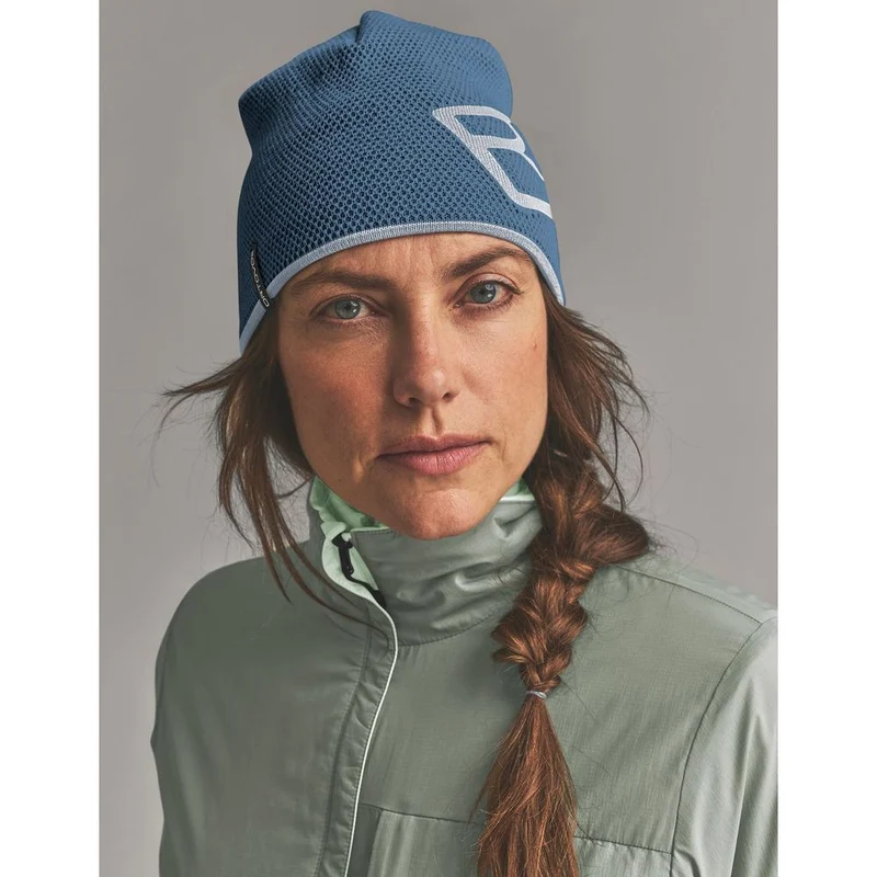 Ortovox Merino Logo Knit Beanie Mütze light-nunatak