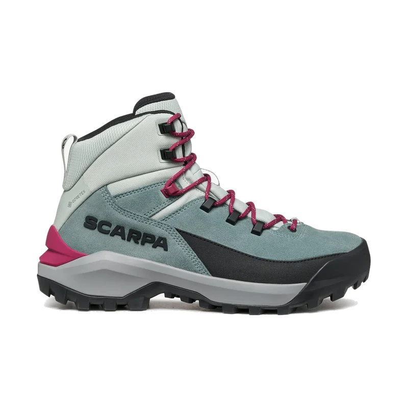Scarpa Mustang TRK GTX W Grey, robuster Damen-Trekkingschuh mit Gore-Tex