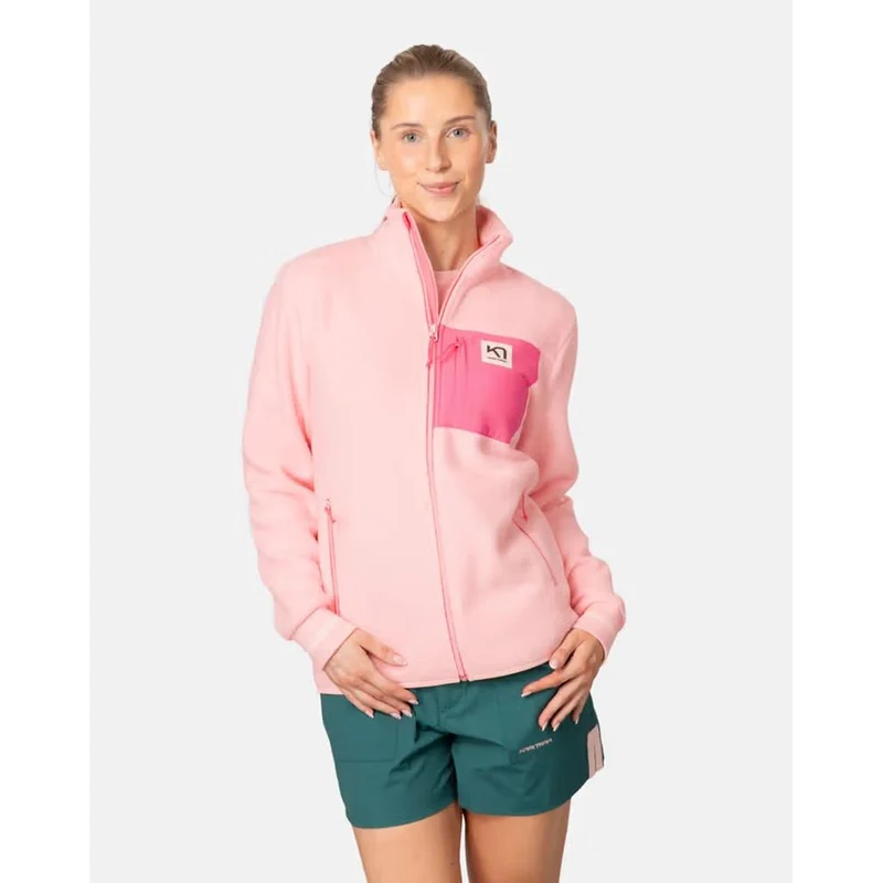 Kari Traa Rothe Midlayer cotton candy Damen Fleecejacke