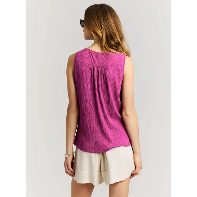 Protest Fields W punch pink Damen Top