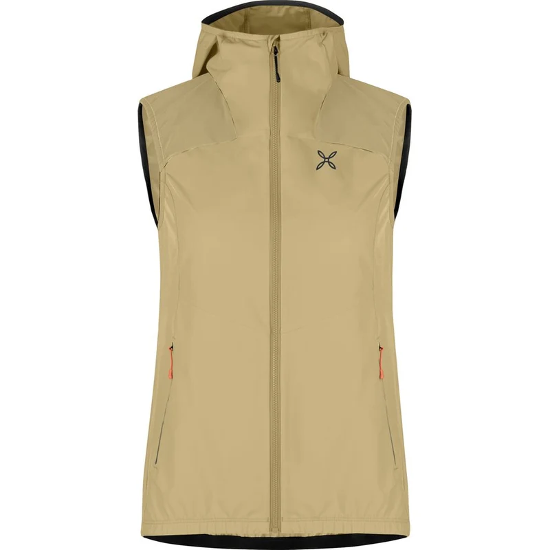 Montura Rise Hooded Damen Weste desert-beige-melon