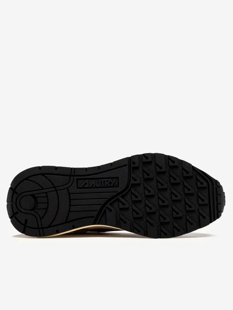 W Reelwind Low in nylon e suede bianco con leopard