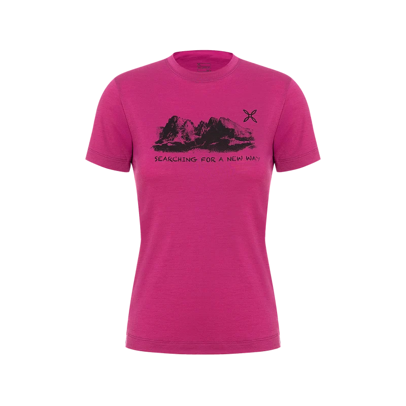 PEAKS MERINO T-SHIRT WOMAN