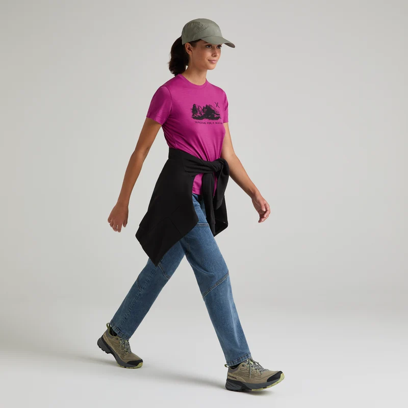 PEAKS MERINO T-SHIRT WOMAN