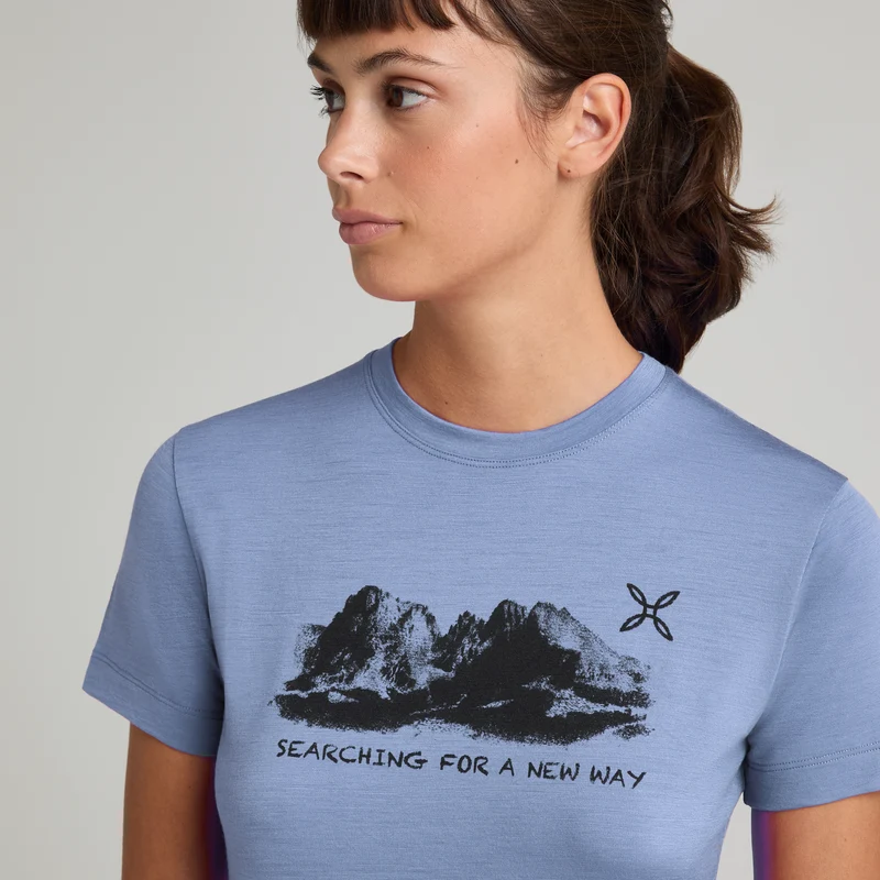 PEAKS MERINO T-SHIRT WOMAN