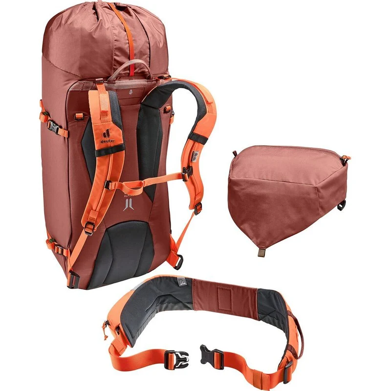 Deuter Guide 34+8 Rucksack redwood-papaya