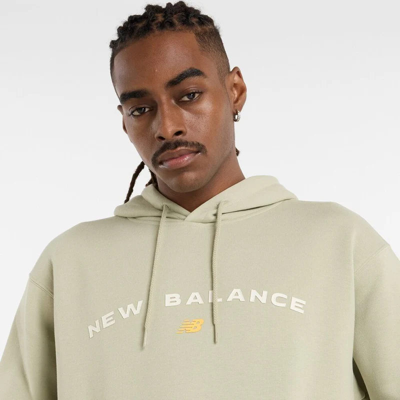 New Balance Reimagined Fleece Graphic Herren Hoodie
